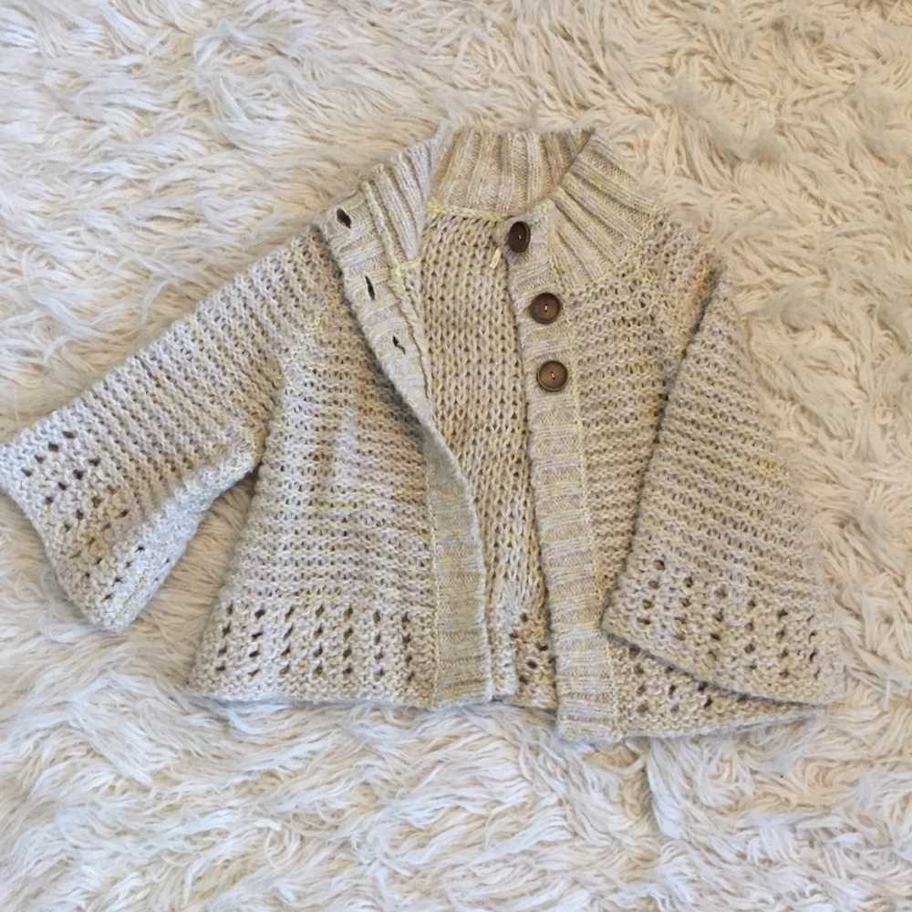 VINTAGE Free People 3/4 sweater